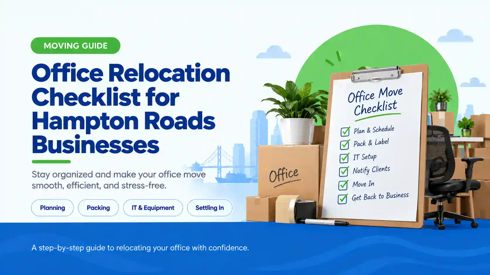 Office Relocation Checklist for Hampton Roads Businesses